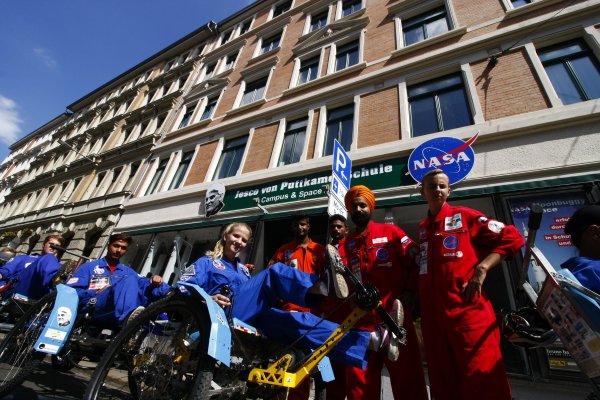 Space Hotel im Campus der JvP-Schule, Leipzig